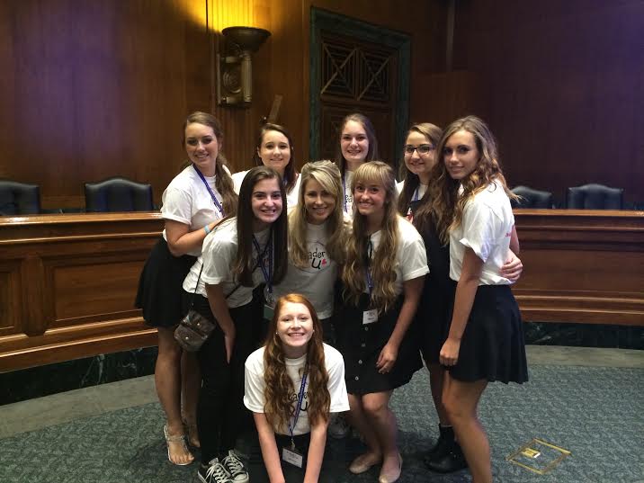 Girls spent the day on Capitol Hill hearing from influencial women leaders.